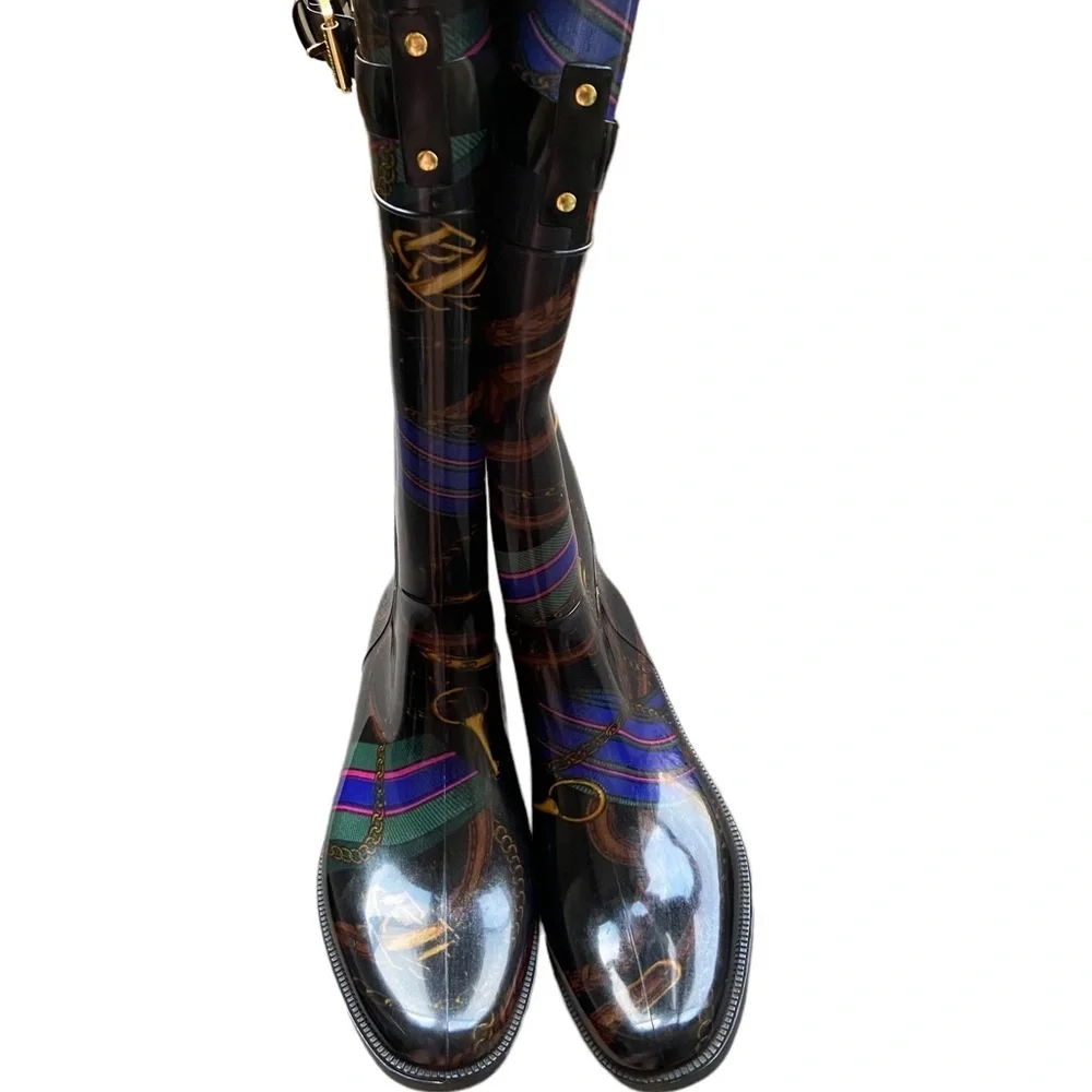 Ralph Lauren Rossalyn II Knee-High Rain Boots